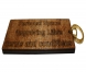 wooden key tags